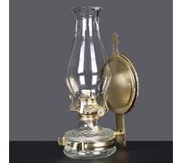 EPASHA Oil Lamps,Kerosene Oil Lamp,Oil Lantern Indoor,Glass Kerosene Oil Lamp,Retro Nostalgic Kerosene lamp, Wall-Mounted Oil lamp Household Emergency lamp Suitable for Kitchen Indoor use (31cm)
