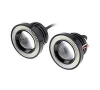 ePathChina 2pcs Eagle Eye LED Light, Universal COB Diaphragm Daytime Running Light 12V 1200LM DRL