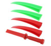 ePathChina 5PCS Car Door Window Curved Dent Repair Tools, Paintless Dent Removal Tool with Plastic Chisel Scraper for Car Body RepairBody Home Use