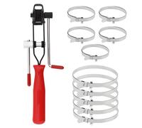 ePathchina For Auto/ATV CV Joint Axle Boot Clamps Tool with CV Boot Clamps Kit, Joint Banding Boots Axle Clamp pliers & 10 pcs Adjustable Drive Shaft Crimp Bands for Most Cars