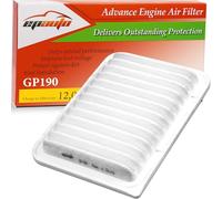EPAUTO GP190 (CA10190) Replacement for Toyota/Scion Rigid Panel Engine Air Filter for Corolla 1.8L (2009-2019), Matrix Base (2009-2014), Yaris (2006-2018), Scion xD (2008-2014)