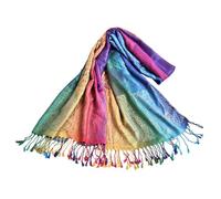 EPCDBBRT 1 Piece Rainbow Color Scarf, Women's Scarf, Women's Shawl, Multifunctional Scarf, Clothing Accessories