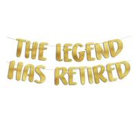 EPCDBBRT 1 Piece Retirement Party Banner, Glitter Banner, Creative Decorations, Party Decorations, Party Supplies, Party Scene Decoration