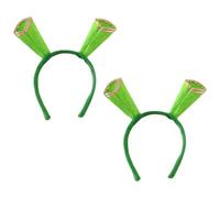 EPCDBBRT 2 Pieces Of Green Monster Headbands, Cute Three-Dimensional Headbands, Stage Performance Headbands, Party Dress Up Headbands, Diy Clothing Styling Accessories