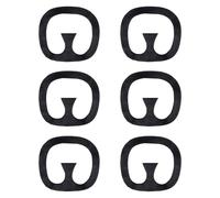 EPCDBBRT 6 Pieces Of Fake Beards, Self-Adhesive Beards, Mustache Costumes, Funny Fake Beards, Character Performance Props, Masquerade Party Decorations