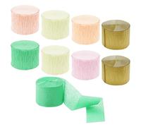 EPCDBBRT 8 Pieces Of Crepe Paper Spiral Garland, Party Decorations, Party Scene Layout, Decorative Hangings, Creative Party Decorations