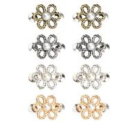 EPCDBBRT 8 Pieces Of Flower-Shaped Waistband Tightening Buttons, Detachable Waistband Tightening Buttons, Adjustable Waistband Tightening Buttons, Fixed Waistband Buttons, Clothing Accessories