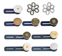EPCDBBRT 8 Pieces Of Waist Expander Buttons, 2 Pieces Of Waist Tightening Buttons, Waist Extension Buttons, Nail-Free Buttons, Detachable Buttons, Jeans Extension Buttons, Adjustable Waist Buttons