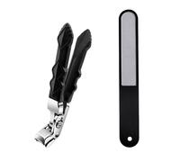 EPCDBBRT Elbow Nail Clipper, 1 Piece, Black, Stainless Steel & Plastic, Modern Style, Multifunctional Manicure Tool