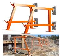 EPCEE Adjustable Concrete Formwork Brace, Heavy Duty Steel Wall Support for Foundation & Retaining Wall Stabilization 2 Pack