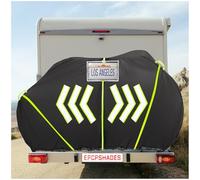 EPCPSHADES Bike Cover for Outside Storage, 600D Oxford 2 Bike Waterproof Bicycle Cover with PU Coating, Anti Dust rain Snow and UV Protection Covers for E-bike Mountain bike Road bike, Black