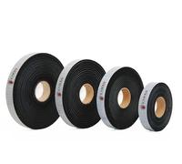 EPDM cellular rubber sealing tape on one side, self-adhesive foam rubber, 10 m per roll, width (5 to 100) mm x thickness (1 to 20) mm, premium quality