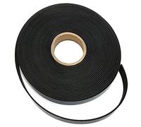 EPDM foam black 10 mm x 2 mm. Length: 10 m on roll. Self-adhesive on one side.