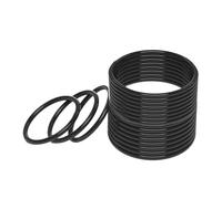 EPDM Gasket, 50 Pcs Black O-ring Sealing, 1.78 mm x 14 mm x 17.56 mm Rubber Ring
