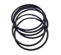 EPDM O-Ring 82.8mm OD, 77.5mm ID, 2.65mm Width, Black O-Rings Pack of 5