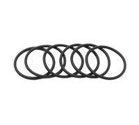 EPDM O-Rings, 1mmx34mmx36mm O-Ring Seals, Black Rubber O-Rings, 20 Pcs