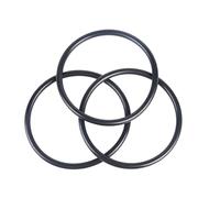 EPDM O-rings - High Temperature Resistance, Wire Diameter 2.5mm, Inner Diameter 30mm, Outer Diameter 35mm, 20Pcs, Black, 2.5x30x35mm