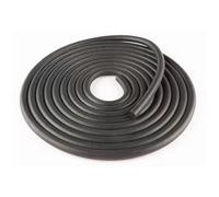 EPDM Round Cord Profi Sealing Tape 4 mm Ø, 5 Metre Black Foam Rubber Caulk Saver, Round Foam Joint Filler Profile for Weather Stripping, Concrete Expansion Joint Filler Rope