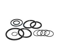 EPDM Rubber O Ring CS 1.8mm OD 5.4mm~128.6mm and Water Resistance Friction Resistance O-Ring Seal Gasket(OD 8.9mm (50Pcs))