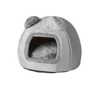 Epdpekc 1 Piece Warm Dog Kennel In Winter Pet Removable And Washable Kennel Pet Winter Sleeping Bed Cartoon Cute Kennel Gray