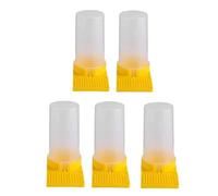 Epdpekc Bee Feeder, Hive Beekeeping Water Dispenser, Bee Hive Entrance Feeder, Beekeeping Tools (5-Pack)