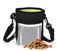 Epdpekc Dog Treat Pouch Bag-Treat Pouches for Pet Training - 3-In-1 Multipurpose Dog Training Kit 18x14x6cm Black