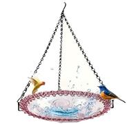 Epdpekc Explosion Suspension Metal Bird Feeder Outdoor Feeder Pet Bird Bird Feeder Bird Feeder Purple