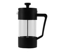 Epdpekc French Press Coffee & Tea Maker, Thickened Borosilicate Glass Coffee Press Rust-Free and Dishwasher Safe,Black