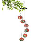 Epdpekc New Wind Chime Bird Feeder Garden Decor Outdoor, Bird Feeder with Hanging and Window Connection