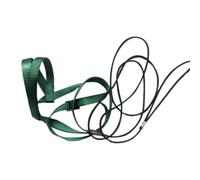 Epdpekc Parrot Bird Harness Leash Outdoor Flying Traction Straps Band Adjustable Anti-Bite Training Rope,Green L