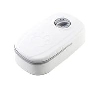 Epdpekc Pet Automatic Timing Feeder Detachable Auto Dog Dry Food Dispenser Food Feeder Timed for Cats Dogs, Gray