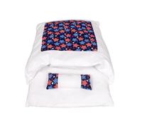 Epdpekc Pet Bed Removable Warm Pet Sleeping Bag Deep Sleep Pet Dog Bed House Semi-Enclosed Thermal Cats Nest Cushion+Pillow L
