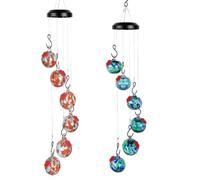Epdpekc Wind Chime Bird Feeder, Charming Wind Chime Bird Feeder, Outdoor Bird Feeder