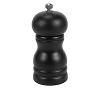 Epdpekc Wood Salt and Pepper Grinder Set Manual Pepper Salt Mill Shaker, Solid Wood with Adjustable Coarseness Black