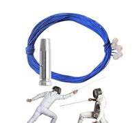 Epee Point Tip - 2.5x0.6x0.6cm stainless steel Repair Accessories Kit with Wire | 9g Fencing Epee Points Replacement for Home Workshop School Gym Sport Club Competition Training