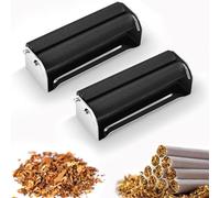 Epehio Metal Tobacco Rolling Machine, 70mm Manual Cigarette Rolling Machine, Compact and Durable Cigarette Tobacco Roller, Easy-to-Use Smooth Rolling for Smokers