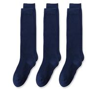 EPEIUS Girls Knee High Socks Seamless Cotton School Uniform Socks Kids Boy Over the Calf Socks 3/5 Pack