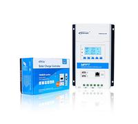 EPEVER MPPT Solar Charge Controller 30A 12V/24V Auto Work Max. PV 100V Solar Panel Regulator Modular-Design with LED&LCD Double USB Port for Gel AGM Sealed Flooded Lithium Battery(TRIRON 3210N)