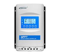 EPEVER MPPT Solar Charge Controller 40A 12V/24V/36V/48V Auto Solar Panels Max PV 150V Solar Regulator LED & LCD Display for Lead Acid Lithium User Types (MPPT 40A, PV 150V)