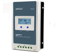 EPEVER MPPT Solar Charge Controller Tracer AN Series 10A/20A/30A/40A with 12V/24V DC Automatically Identifying System Voltage(10A)