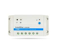 EPEVER Solar Charge Controller 20A 12V/24V Auto Work Solar Panels PWM Regulator Fit for Sealed, Gel, Flooded Battery(LS2024B)