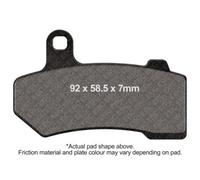 EPFA409HH EBC EXTREME PRO HH Brake Pad Set