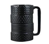 EPFamily Ceramic Tire Coffee Mug for Men Gifts from Daughter Son Novelty Tea Mug for Dad Birthday Christmas Holiday Housewarming Mechanic Gifts for Car Lovers