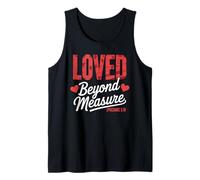 Eph. 3:19 - Loved Beyond Measure Hearts Tank Top