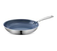 Ephaclad Stainless Steel Nonstick Frying Pan,8 Inch Healthy Non Toxic Ceramic Coating Cookware Works on Induction, Electric Stove and Gas Cooktops,PTFE PFAS PFOA Free Skillet,Dishwasher&Oven Safe