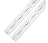 EPHECH Heavy Duty Piano Hinges 18Inch, 2PCS Stainless Steel Piano Hinge with Hole, 0.05" Thickness/1.2" Open Width Continuous Hinge for Folding Cabinet Door Butt Hinge