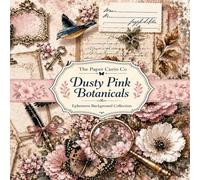 Ephemera Background Collection Dusty Pink Botanicals: Butterflies and Flowers Cut Out and Collage Art for Junk Journaling Scrapbooks Cardmaking and Mixed Media Art