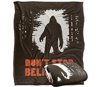 Ephemera Bigfoot Don'T Stop Believing Silky Touch Super Soft Throw Blanket 152 X 127 cm