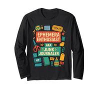 Ephemera Junk Journal Scrapbooking Long Sleeve T-Shirt