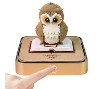 Ephemeris Perpetual Calendar | Owl Theme Loose Leaf Cut Paper Art Notepad Art Calendar 3D | For Teachers Students Teens Boys Girls Adults Biblio